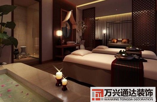 美容院spa房間裝修設計高端SPA 美容裝修室內(nèi)圖片