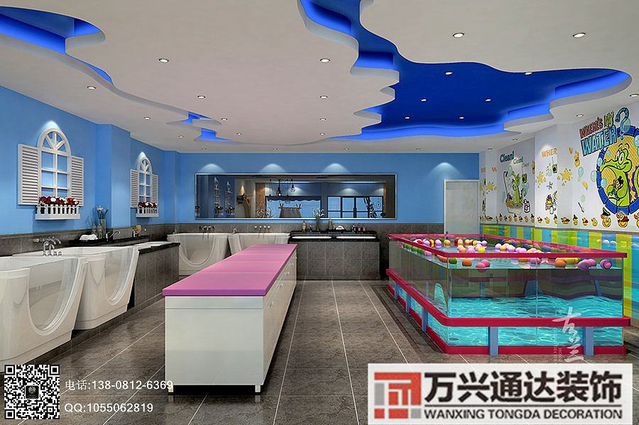 兒童游泳館裝修圖兒童游泳館裝修設(shè)計效果圖